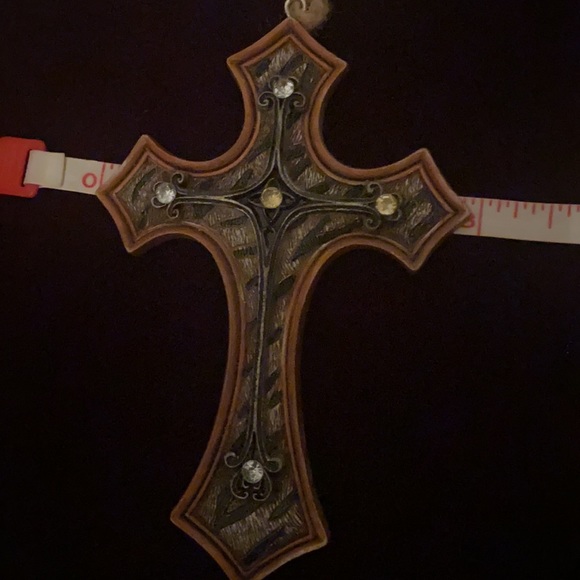 8 rhinestone cross ornaments - Picture 7 of 12